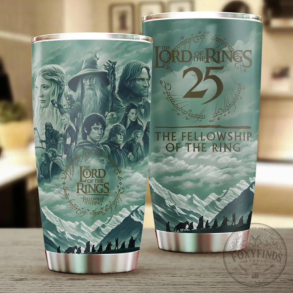 Lord of the Rings Fellowship of the Ring 25th Anniversary Tumbler