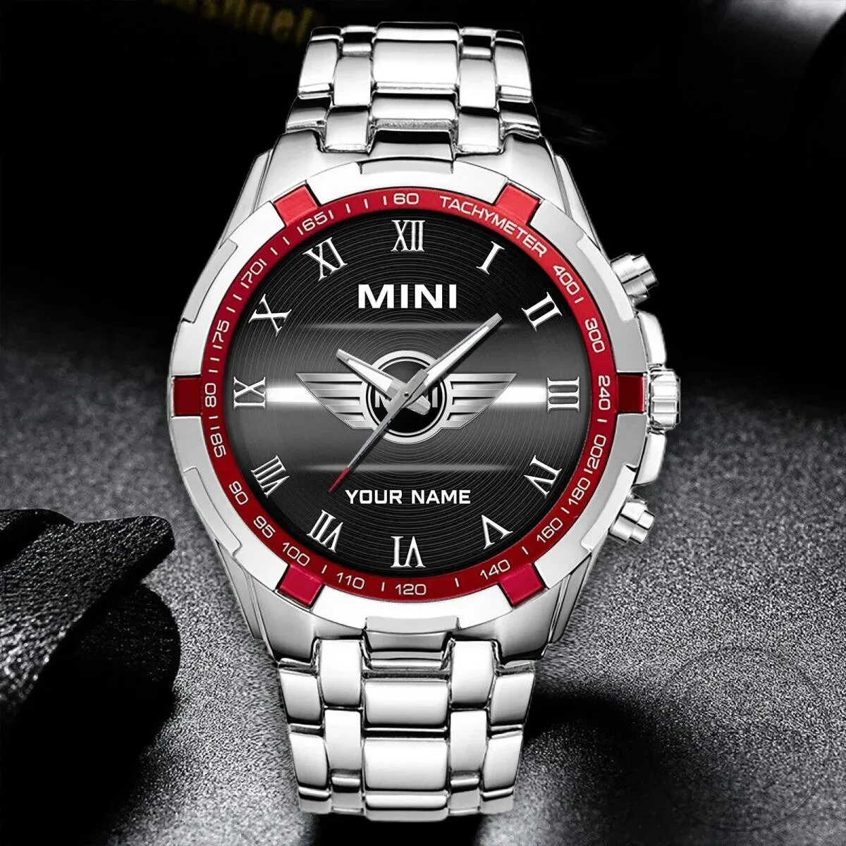 Elegant Fashion Design Watch with Custom Name for Mini Cooper Fans 14 Elegant Fashion Design Watch with Custom Name for Mini Cooper Fans