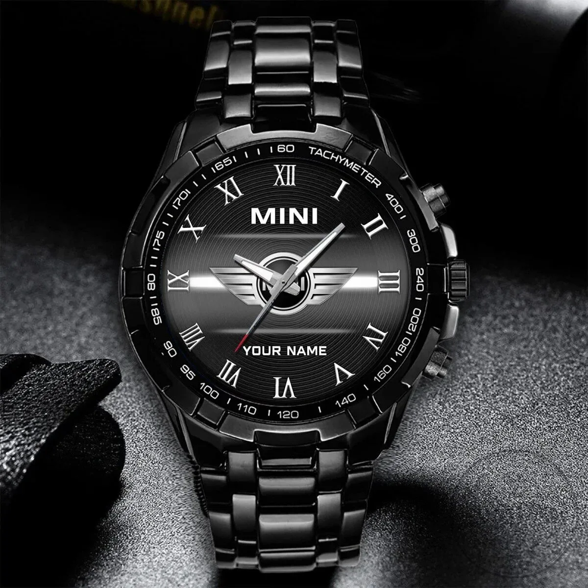 Elegant Fashion Design Watch with Custom Name for Mini Cooper Fans 15 Elegant Fashion Design Watch with Custom Name for Mini Cooper Fans