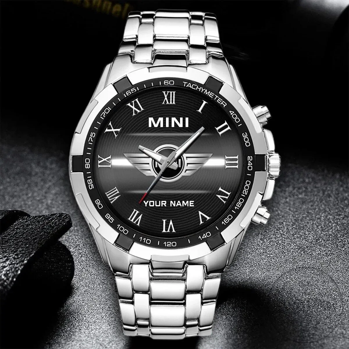 Elegant Fashion Design Watch with Custom Name for Mini Cooper Fans 16 Elegant Fashion Design Watch with Custom Name for Mini Cooper Fans