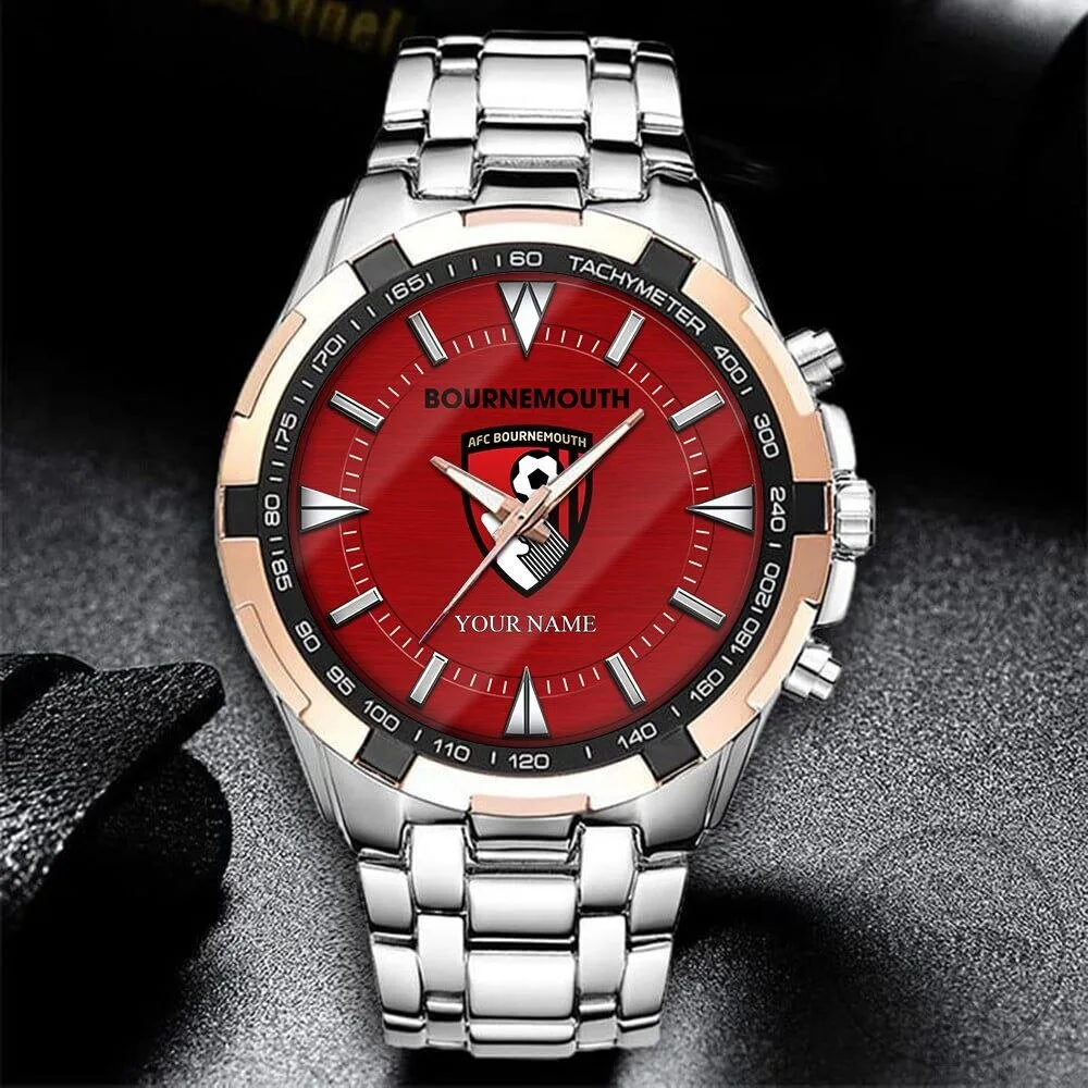 AFC Bournemouth Personalized Name Quartz Watch for Men 7 AFC Bournemouth Personalized Name Quartz Watch for Men