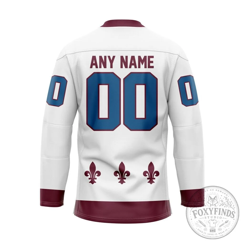 Colorado Avalanche Quebec Nordiques Reverse Retro Hockey Jersey 5 Colorado Avalanche Quebec Nordiques Reverse Retro Hockey Jersey