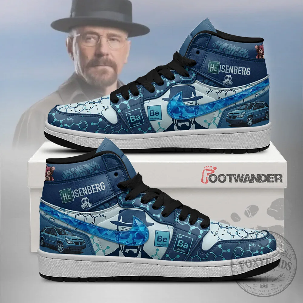 Breaking Bad Heisenberg Walter White Custom Designed High-Top Sneakers