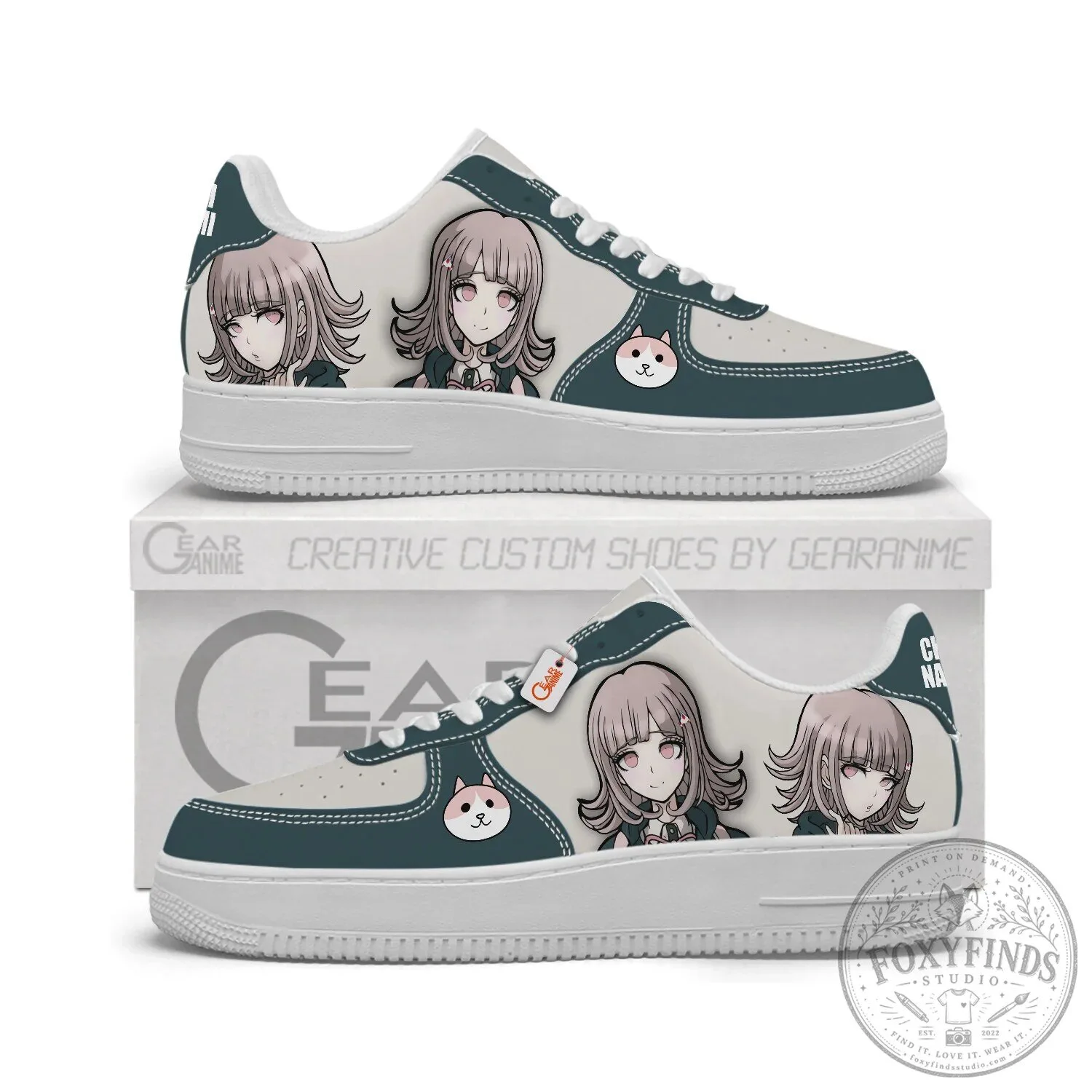 Chiaki Nanami Danganronpa Anime Character Low Top Sneakers Shoes