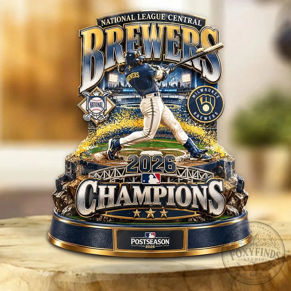 Milwaukee Brewers 2026 National League Champions Commemorative Plaque