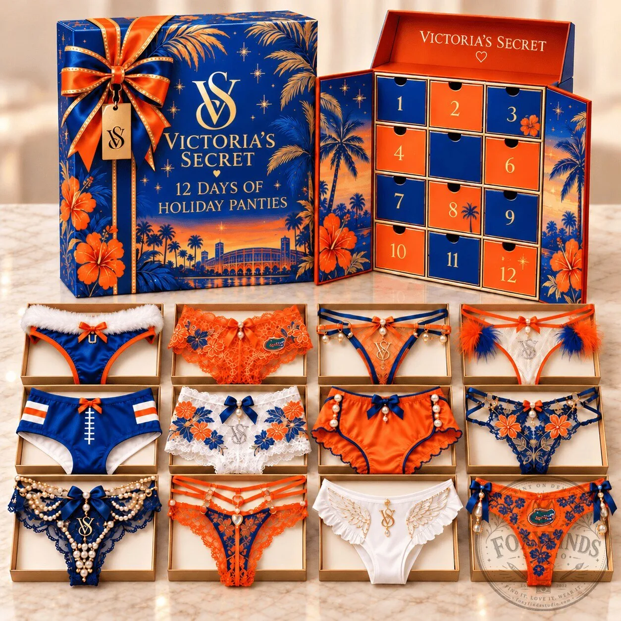 Victoria's Secret 12 Days of Holiday Panties Advent Calendar 2D 1 Victoria's Secret 12 Days of Holiday Panties Advent Calendar