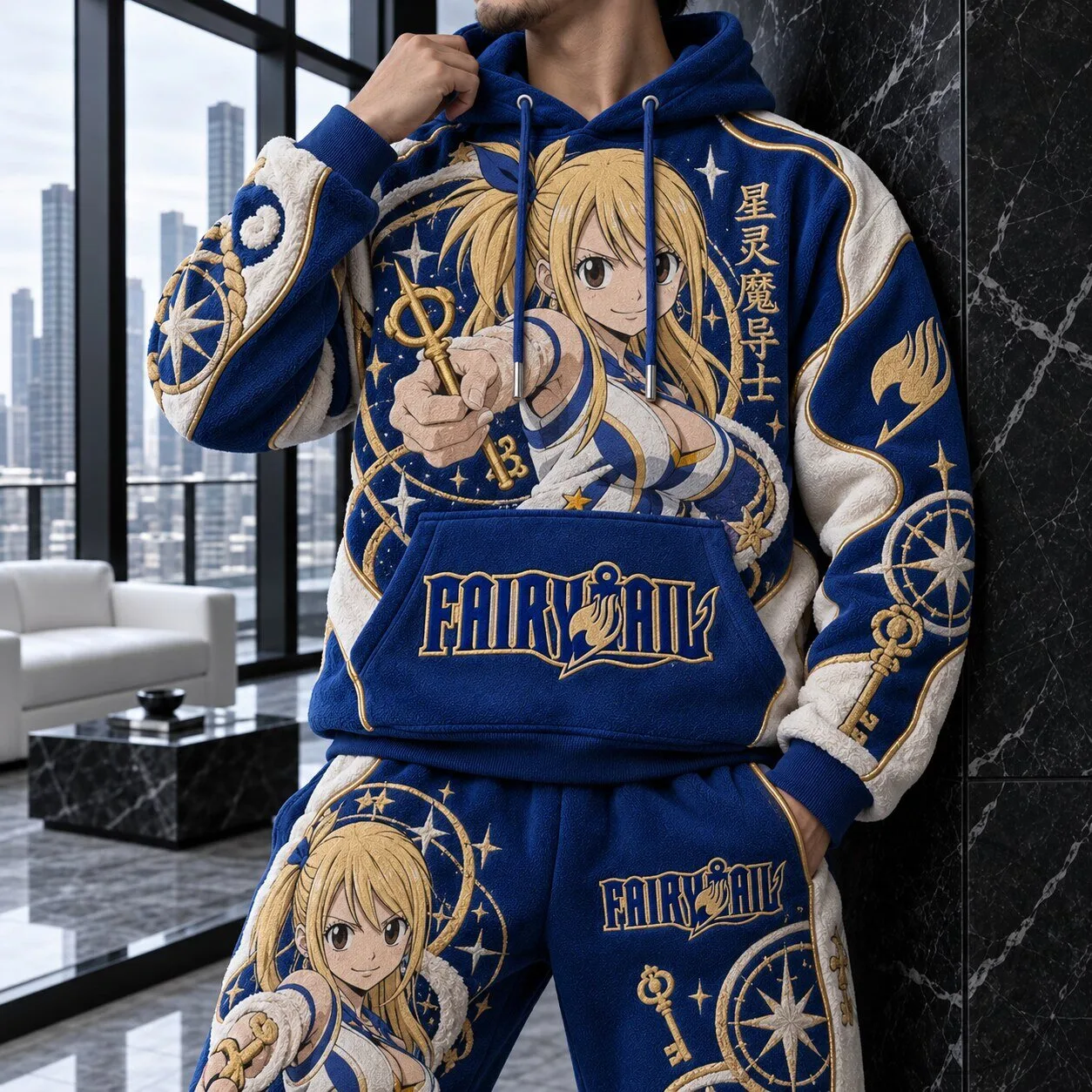 Fairy Tail Lucy Heartfilia Anime Manga Graphic Print Hoodie