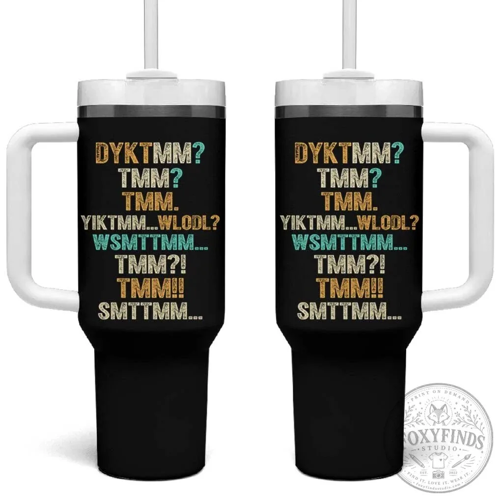 Do You Know The Muffin Man Retro Vintage Internet Slang Meme Tumbler With Handle