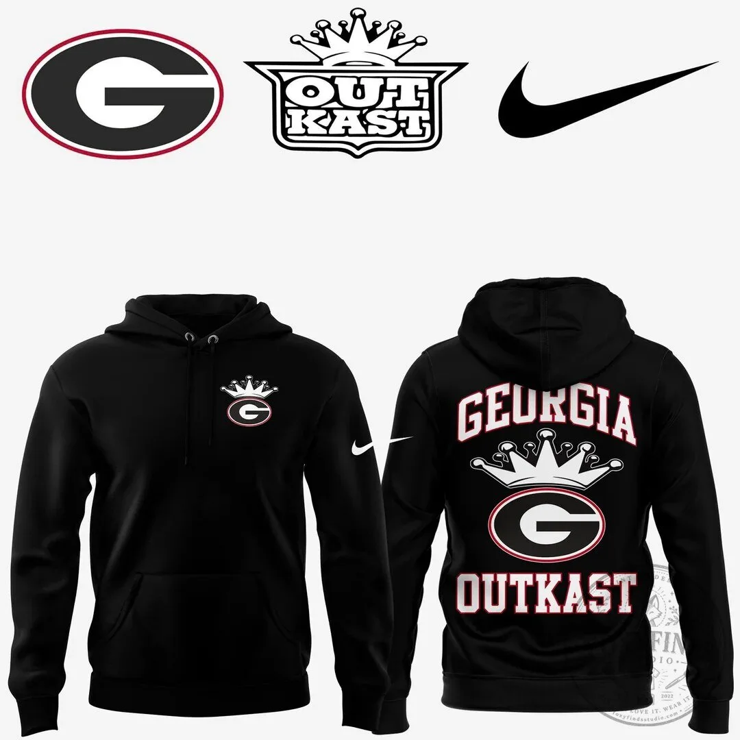 Georgia Bulldogs Outkast Nike Black Pullover Hoodie 6 Georgia Bulldogs Outkast Nike Black Pullover Hoodie