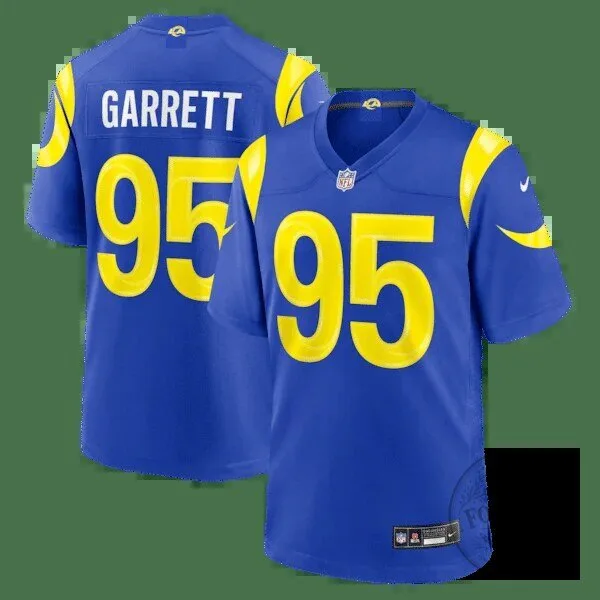 Los Angeles Rams Myles Garrett Royal Blue Football Jersey
